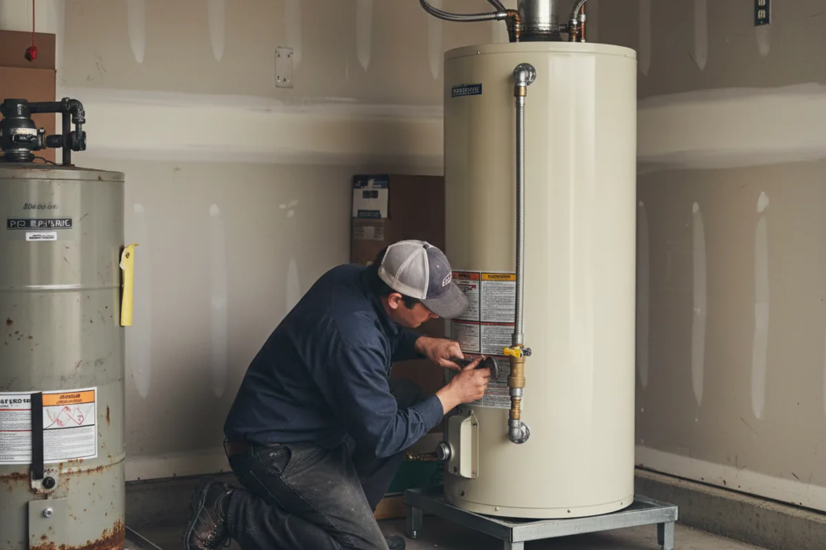 Water heater and shutoff valve replacement in Florahome